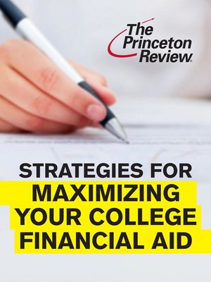 cover image of Strategies for Maximizing Your College Financial Aid